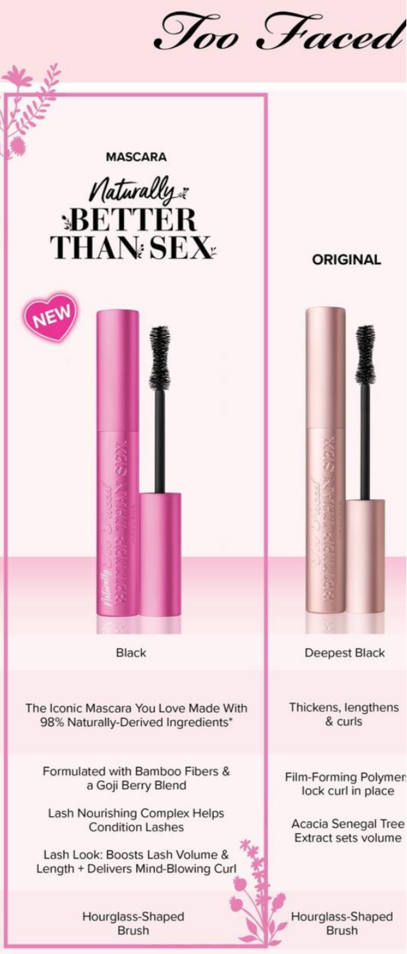 Too Faced-Better Than Sex Volumizing & Lengthening Mascara