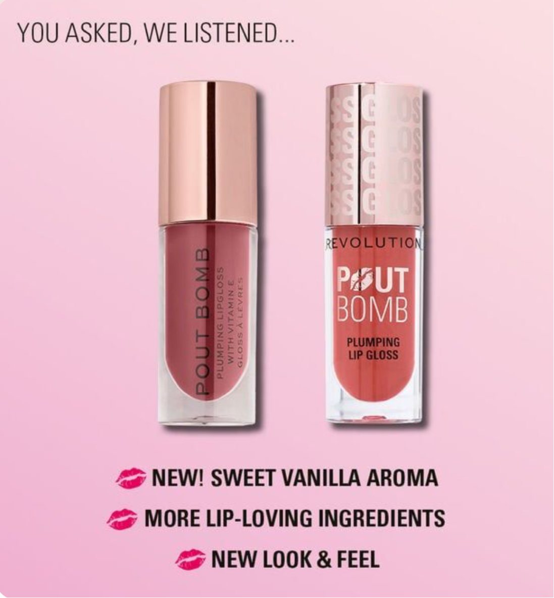 Revolution- POUT BOMB PLUMPING LIP GLOSS