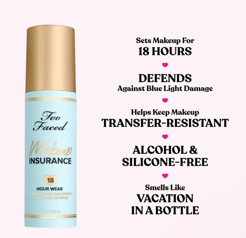 Too Faced- Makeup Insurance Setting Spray