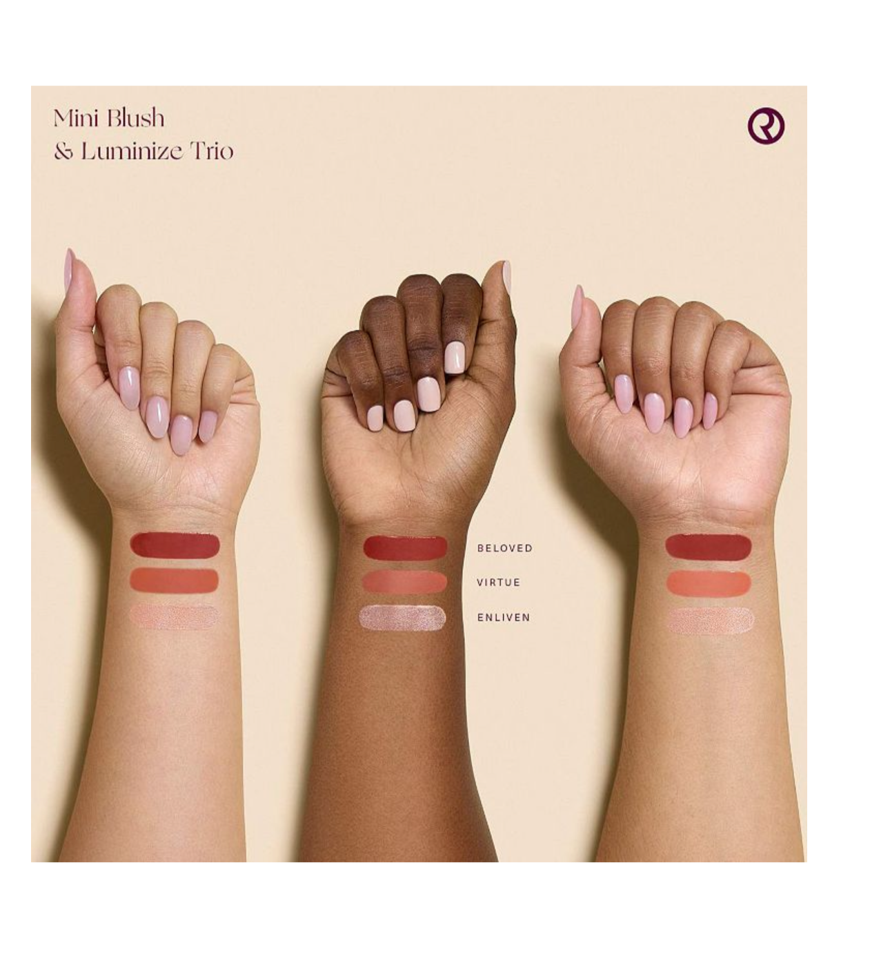 Rare Beauty-Mini Blush & Luminize Trio