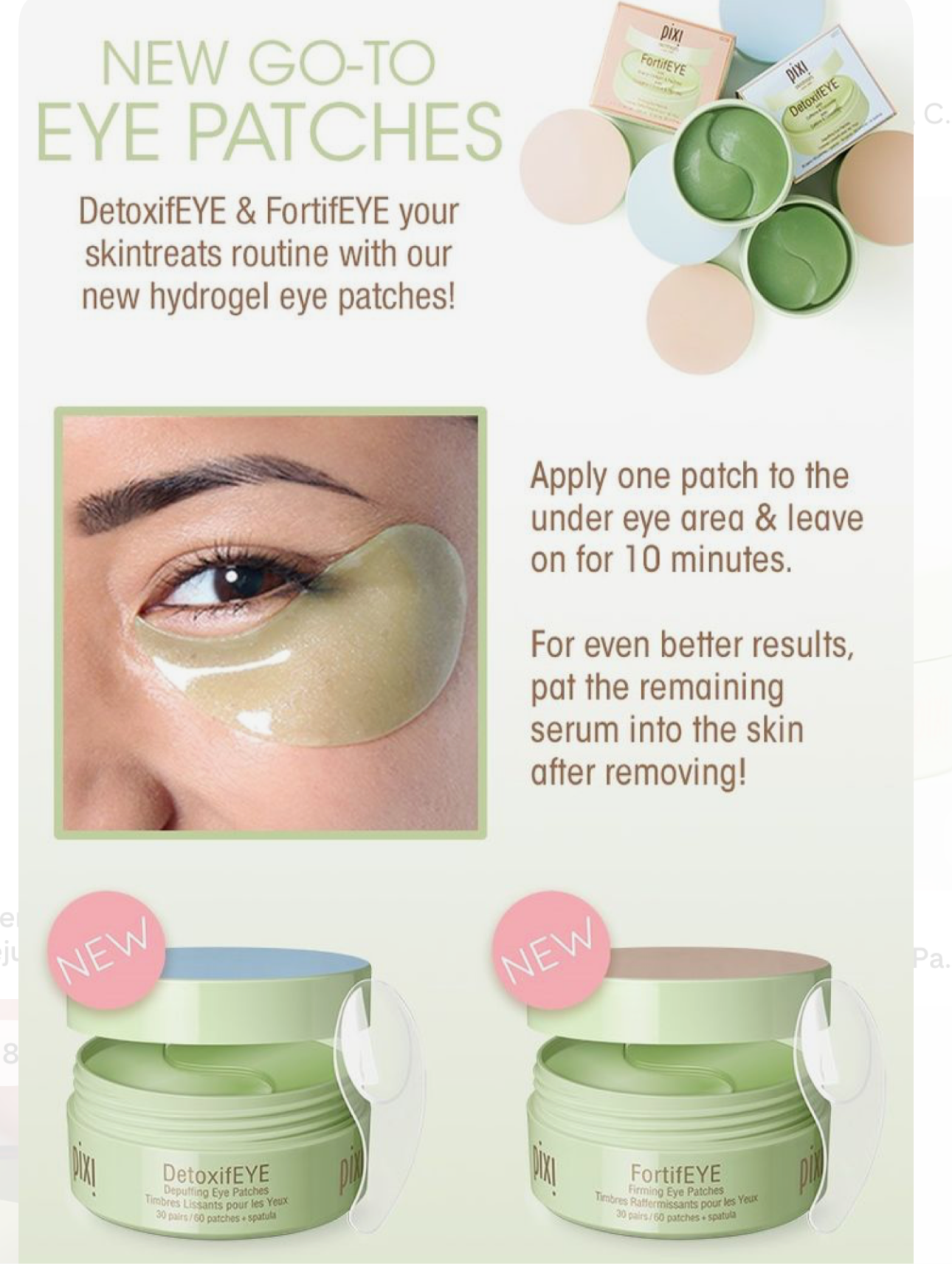 Pixi-Under Eye Gel Patches.
