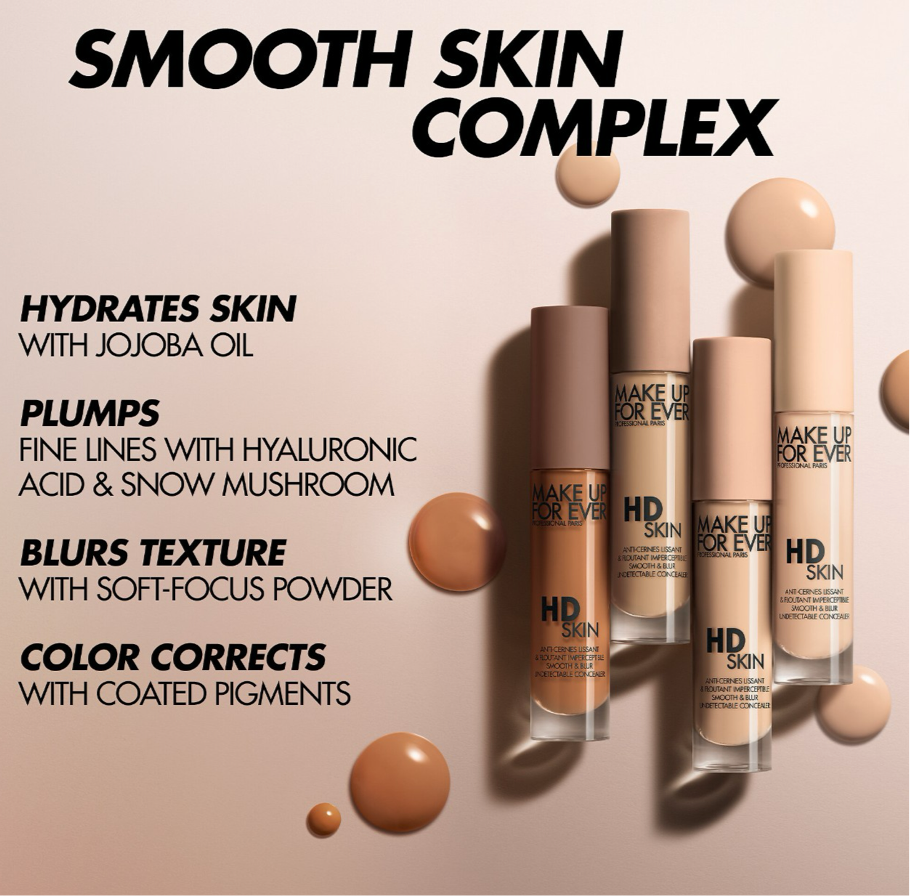 Make Up For Ever- HD Skin Smooth & Blur Undetectable Under Eye Concealer