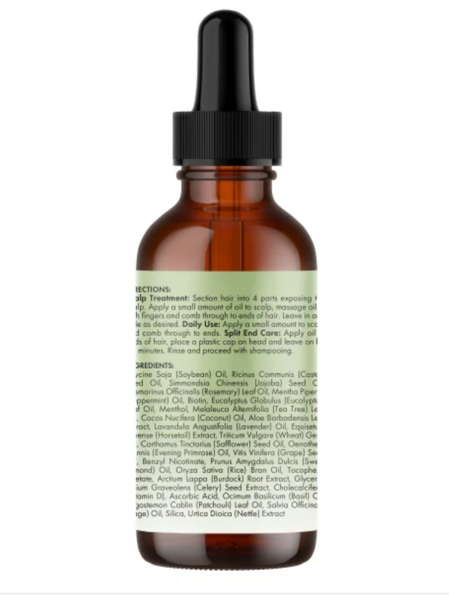 Mielle Organics Rosemary Mint Scalp &
Strengthening Hair Oil