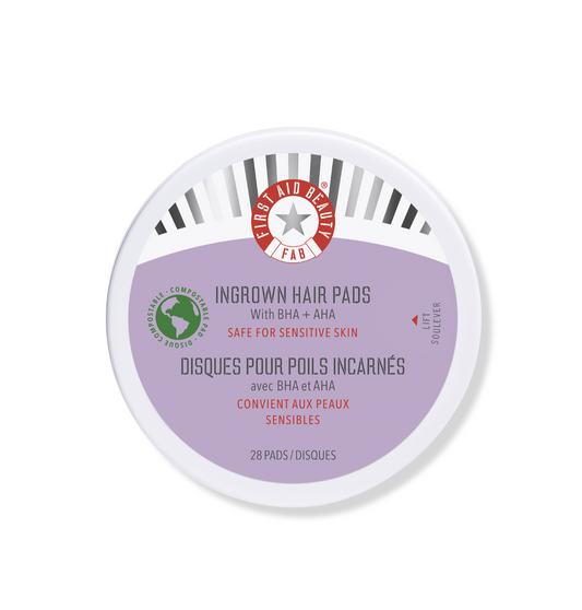 First Aid Beauty- Ingrown Hair Pads with BHA & AHA