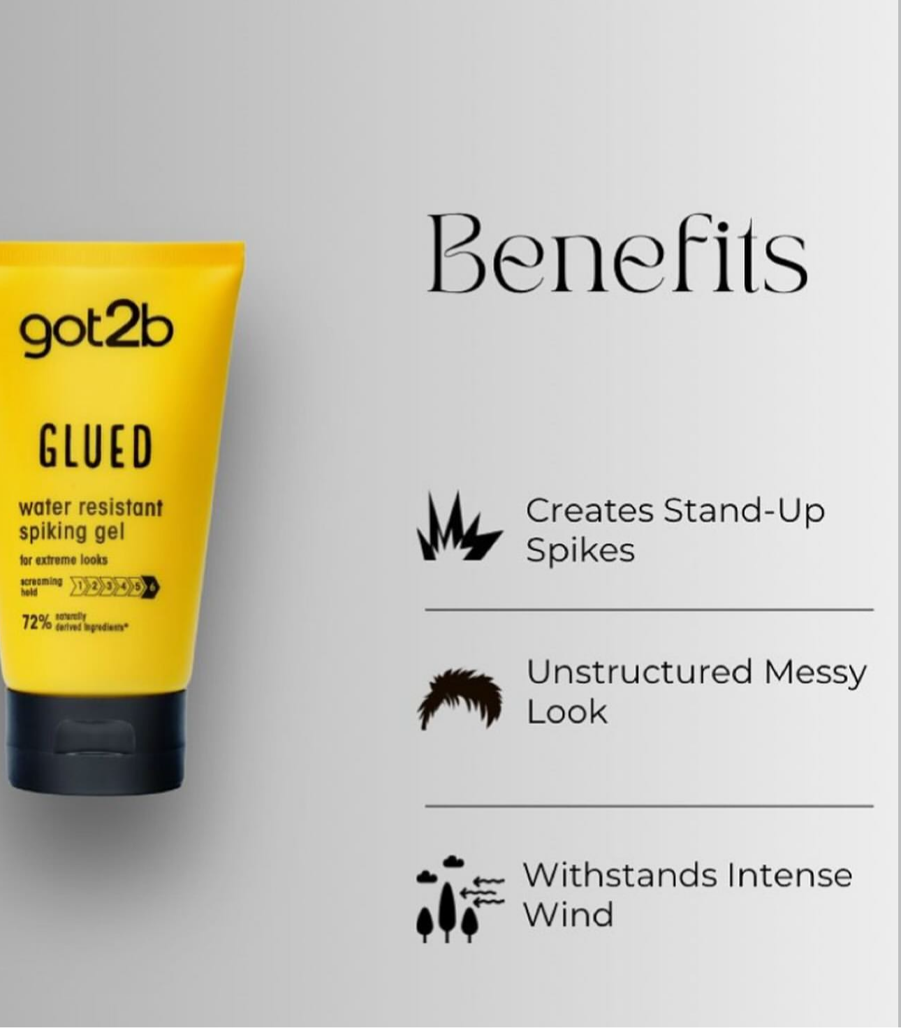 GOT2b-Glued Styling Spiking Hair & Brow Glue