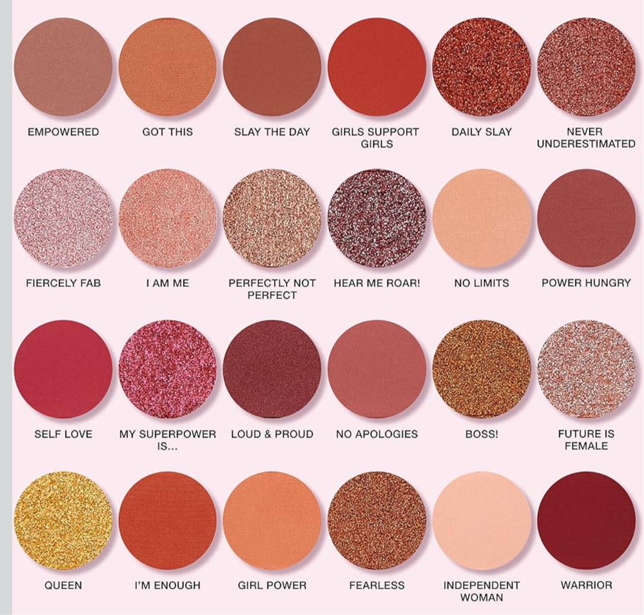 Ciaté London- I Am Woman Eyeshadow Palette, 24 Creamy and Highly Pigmented Shades