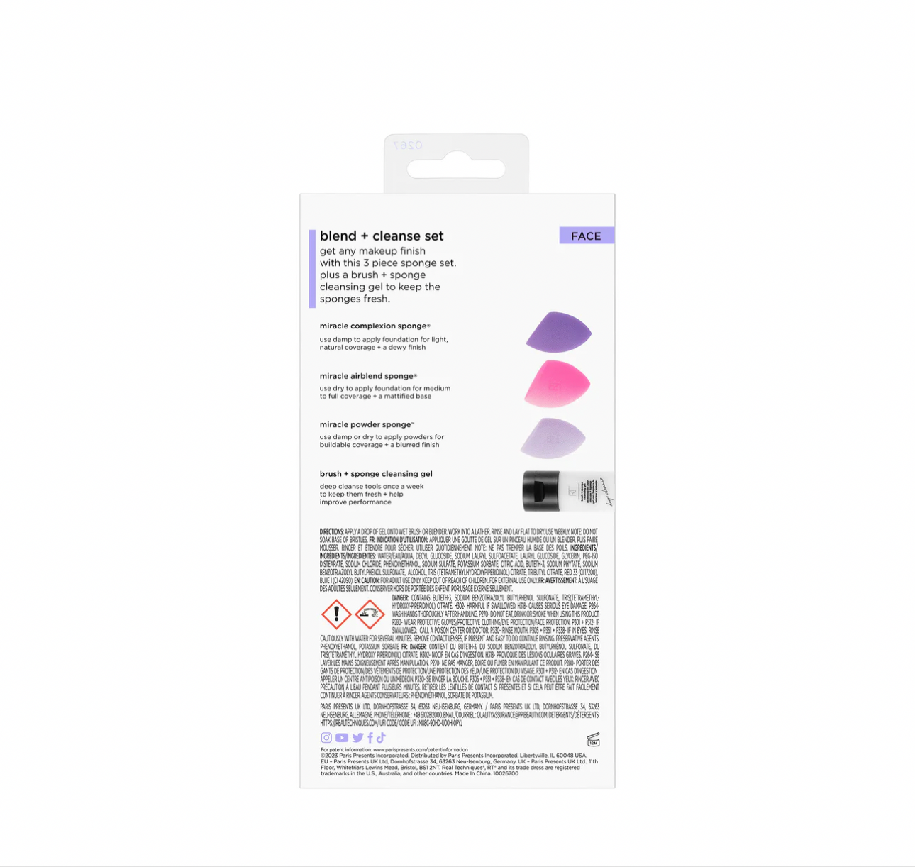 REAL TECHNIQUES®- LIMITED EDITION
blend + cleanse set