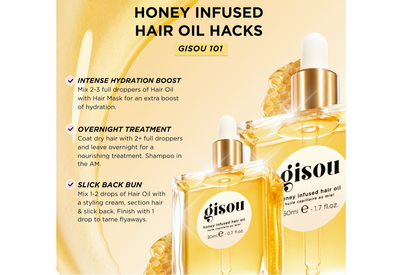 gisou-Honey Infused Hair Oil