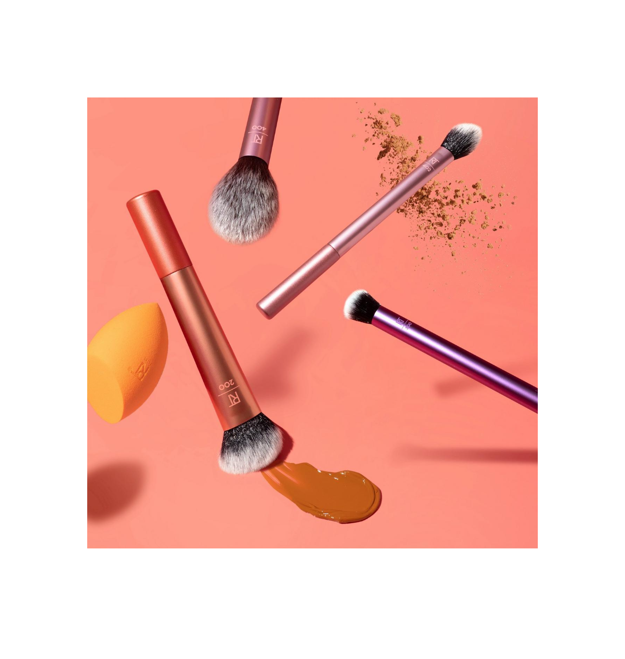 Real Techniques- Everyday Essentials Makeup Brush &
Sponge Set