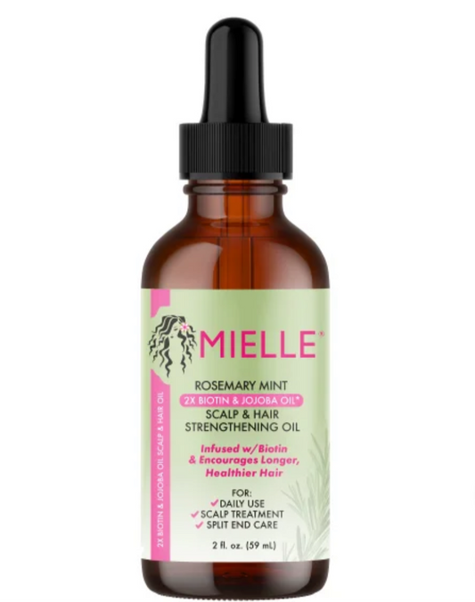 Mielle Organics Rosemary Mint Scalp &
Strengthening Hair Oil