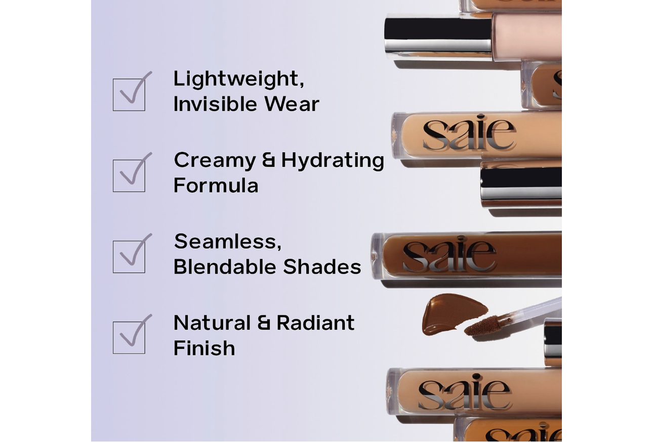 SAIE- Hydrabeam Hydrating & Concealing Under Eye
Brightener with Cucumber Extract