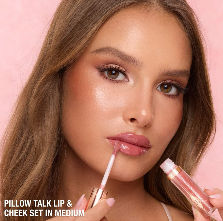 CHARLOTTE TILBURY- Pillow Talk Iconic Lip and Cheek Secrets Set