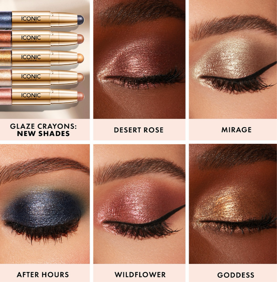 ICONIC LONDON- Glaze Dual Ended Eyeshadow Crayon