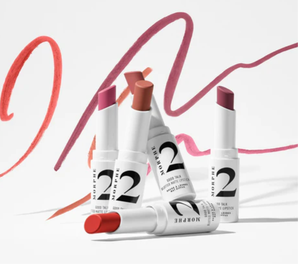 Morphe- Good Talk Soft Matte Lipstick-Rebel Red