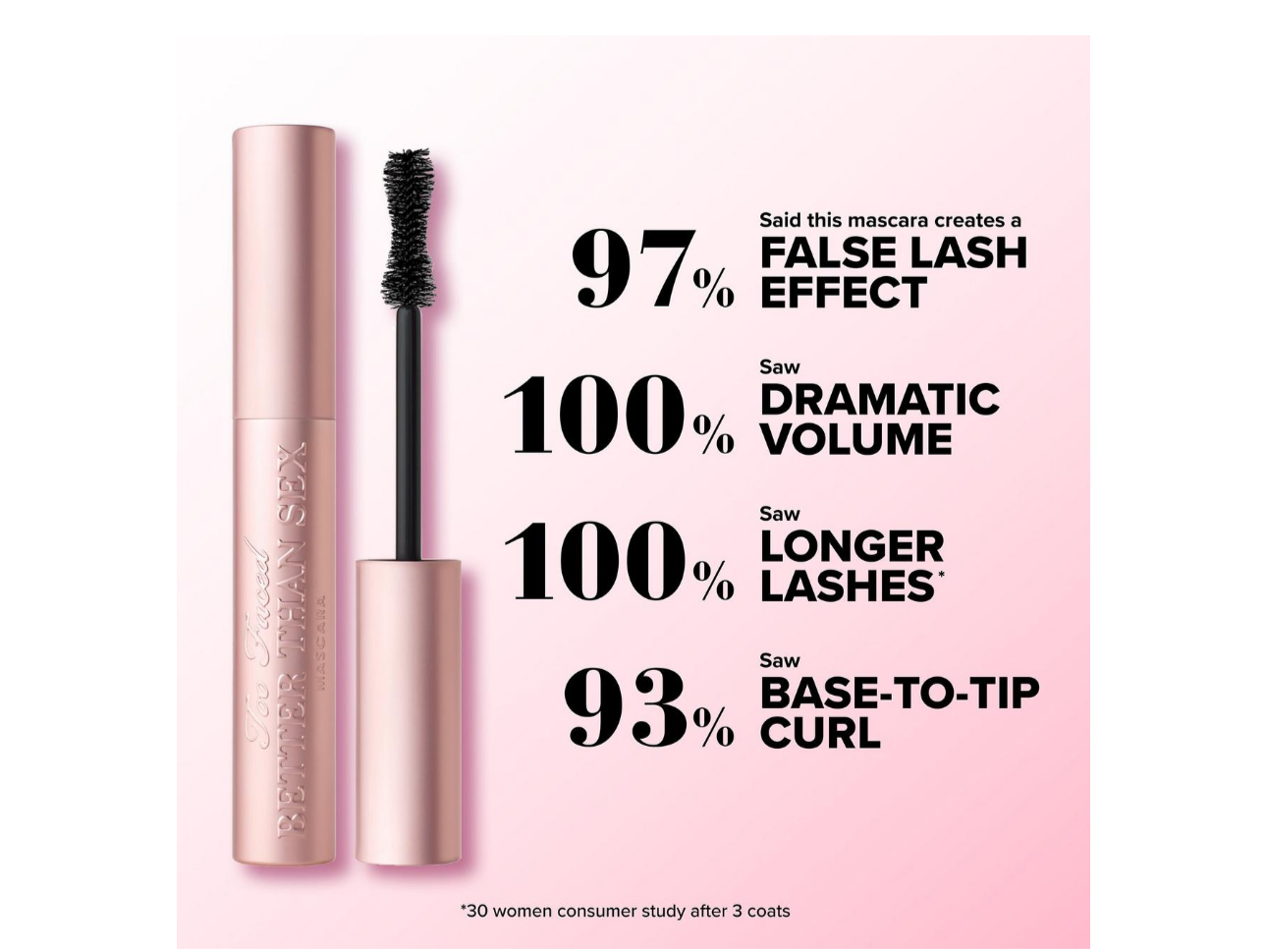 Too Faced-Better Than Sex Volumizing & Lengthening Mascara