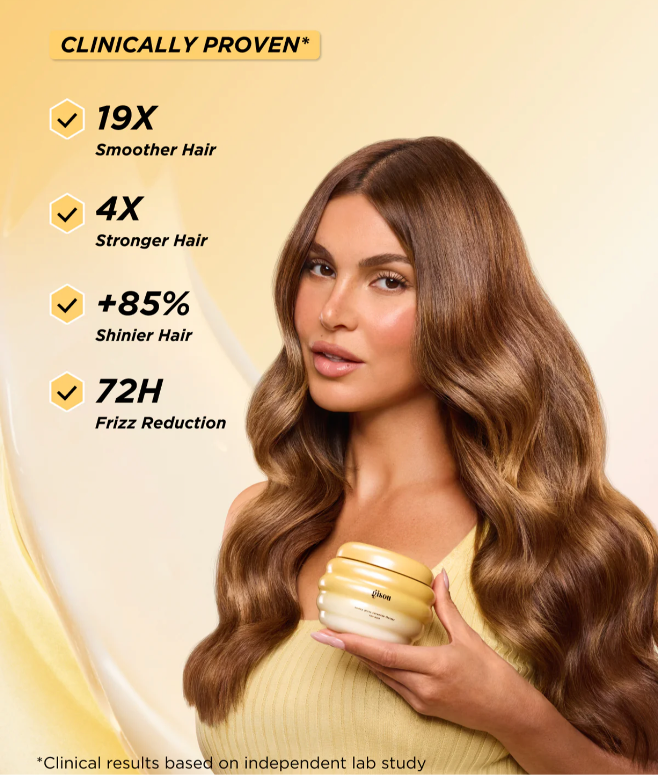 Gisou-Honey Gloss Ceramide Therapy Hair Mask