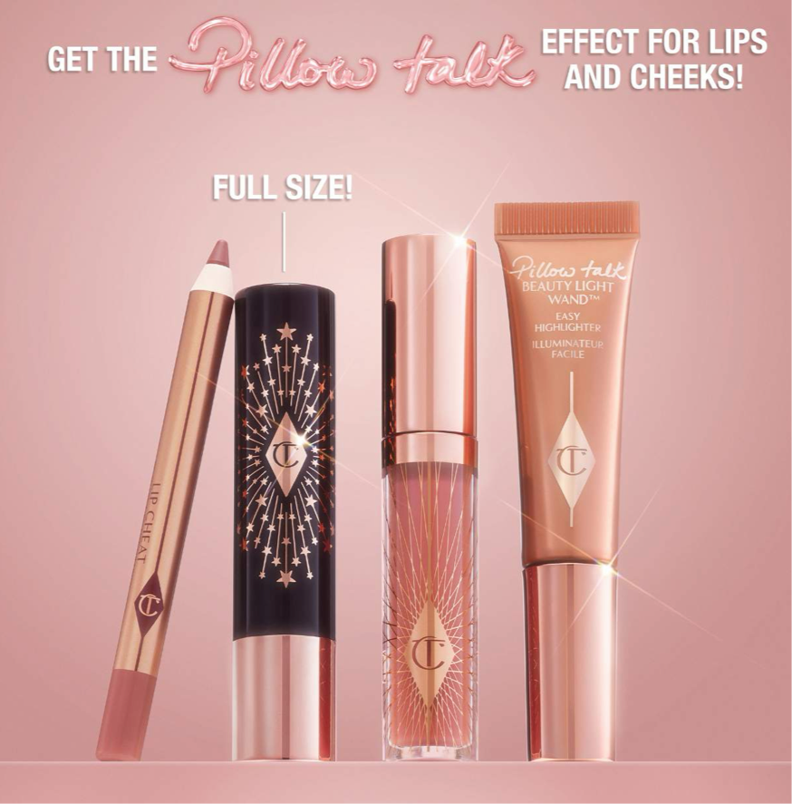 CHARLOTTE TILBURY- Pillow Talk Iconic Lip and Cheek Secrets Set