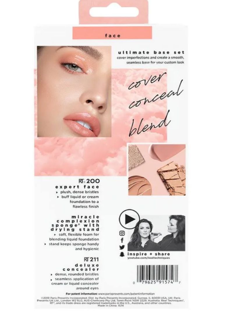 Real Techniques-Ultimate Base Set Brush Miracle Complexion Sponge