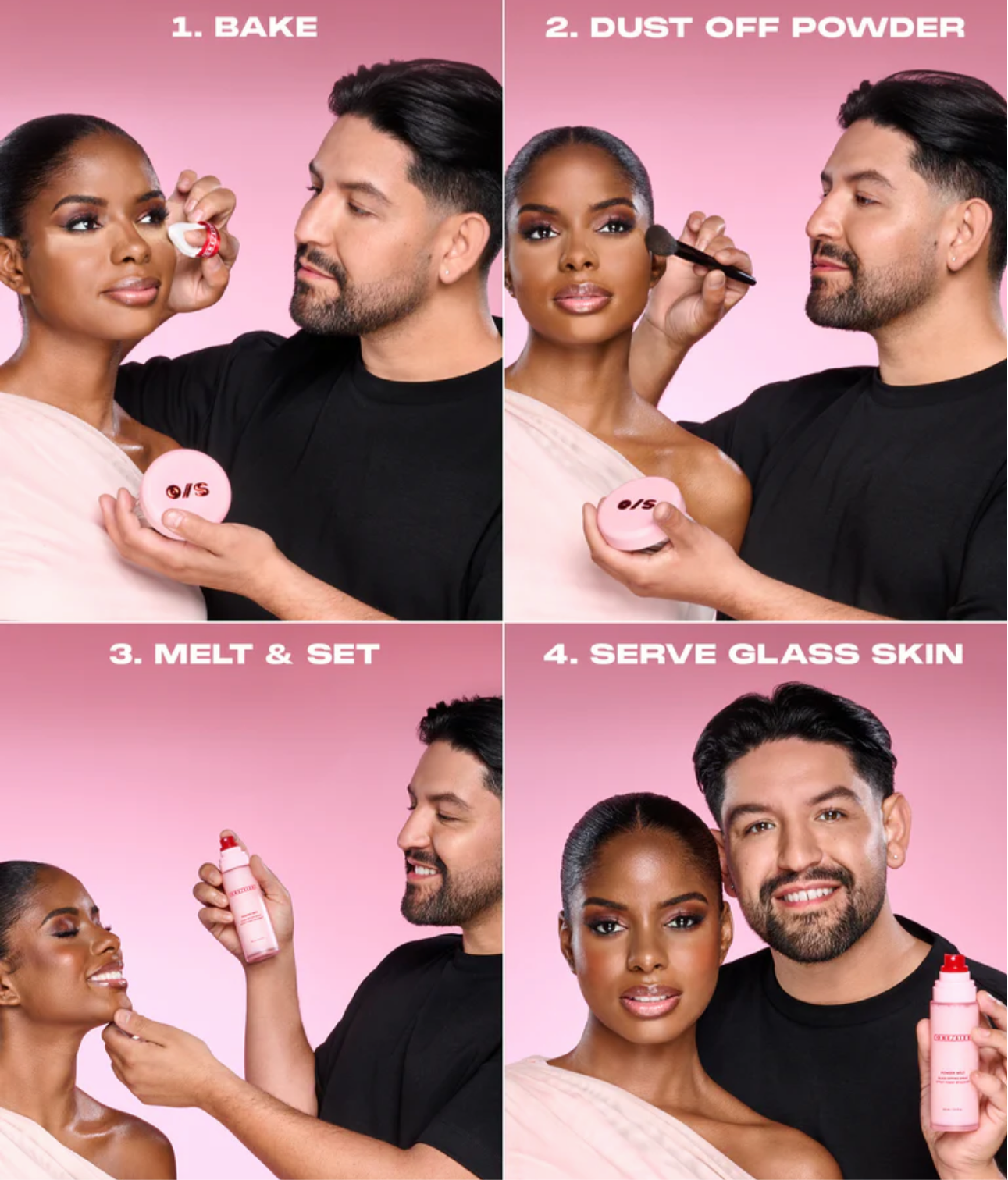 One Size- POWDER MELT GLASS SETTING SPRAY