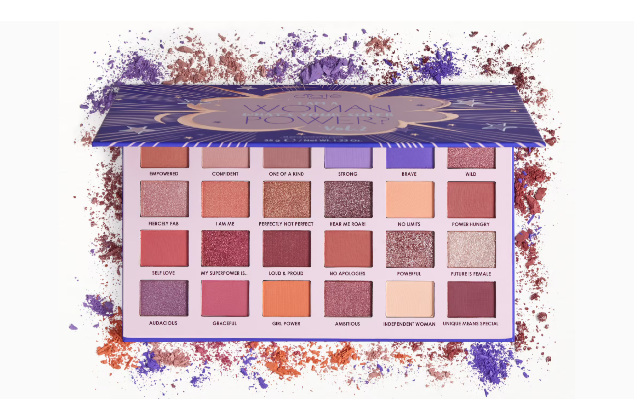 Ciaté London- I Am Woman Eyeshadow Palette, 24 Creamy and Highly Pigmented Shades