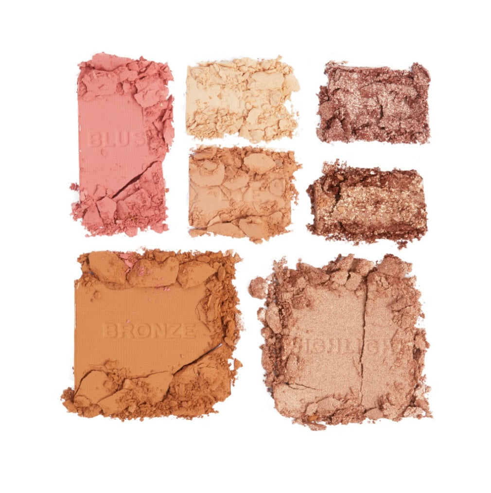 Revolution- Pro Iconic Eye & Cheek Palette ( Eyeshadow, Blush, Bronzer & Highlighter )