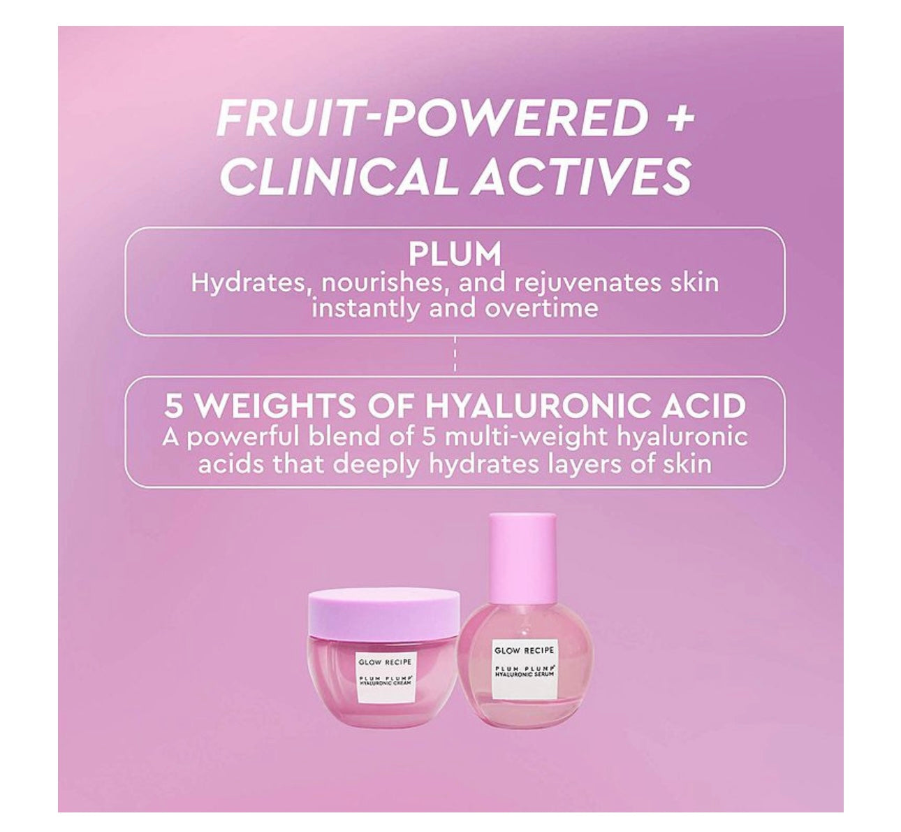 Glow Recipe- Plum Plump Deep Hydration Skincare Gift Set