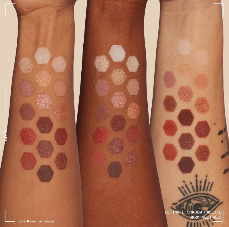 NYX- Ultimate Color Shadow Palette Warm Neutrals