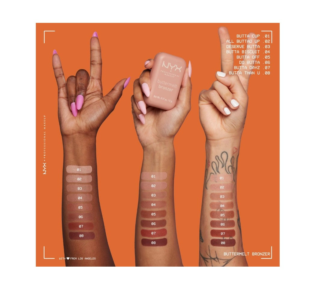 NYX- Buttermelt Pressed Powder Natural Finish Bronzer