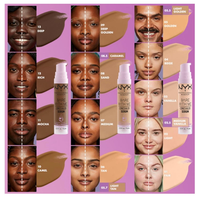 Nyx- Bare With Me Hydrating Face & Body Concealer Serum