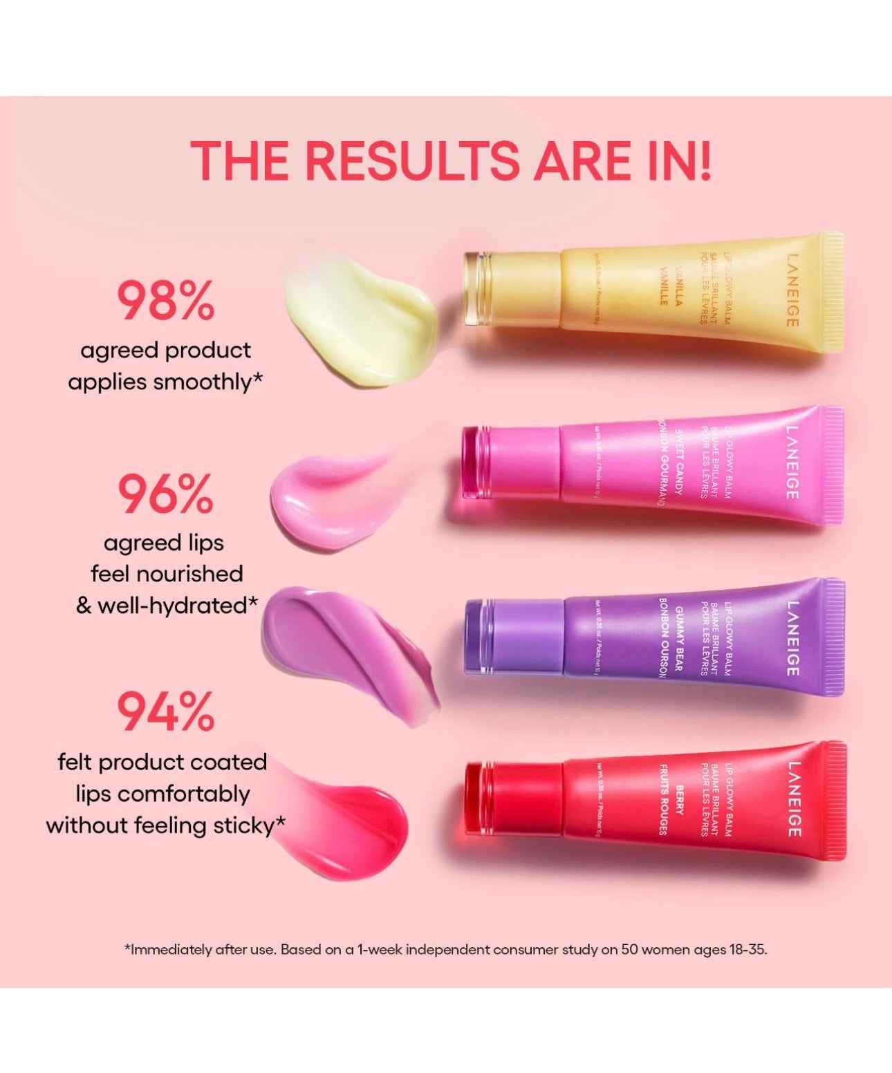 LANEIGE- Mini Lip Glowy Balm