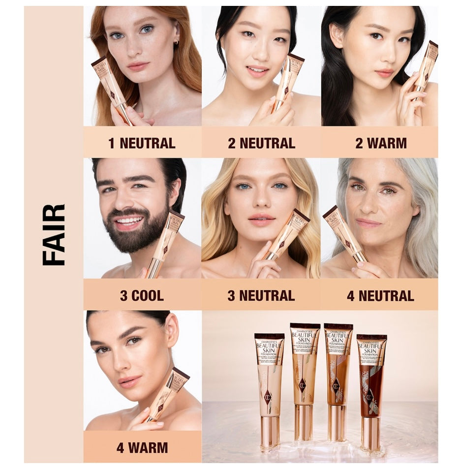Charlotte Tilbury- Beautiful Skin Medium Coverage Foundation