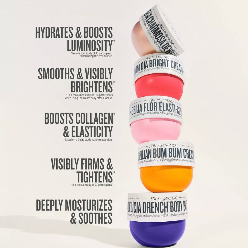 Sol de Janeiro- Bom Dia Bright Visibly Brightening and Smoothing Body Cream with Vitamin C