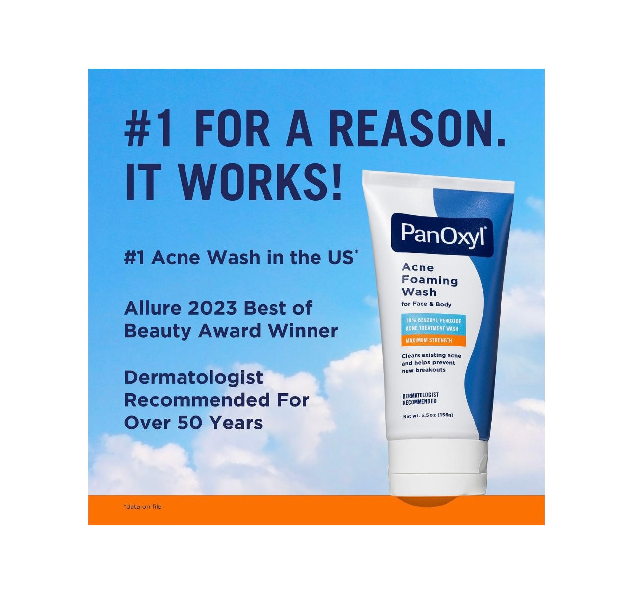 PanOxyl- Acne Foaming Wash with 10%
Benzoyl Peroxide