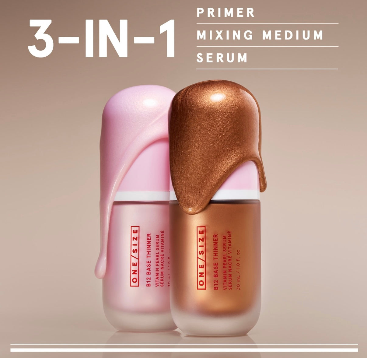 ONE/SIZE- B12 Base Thinner Luminous Vitamin Pearl Boosting Serum