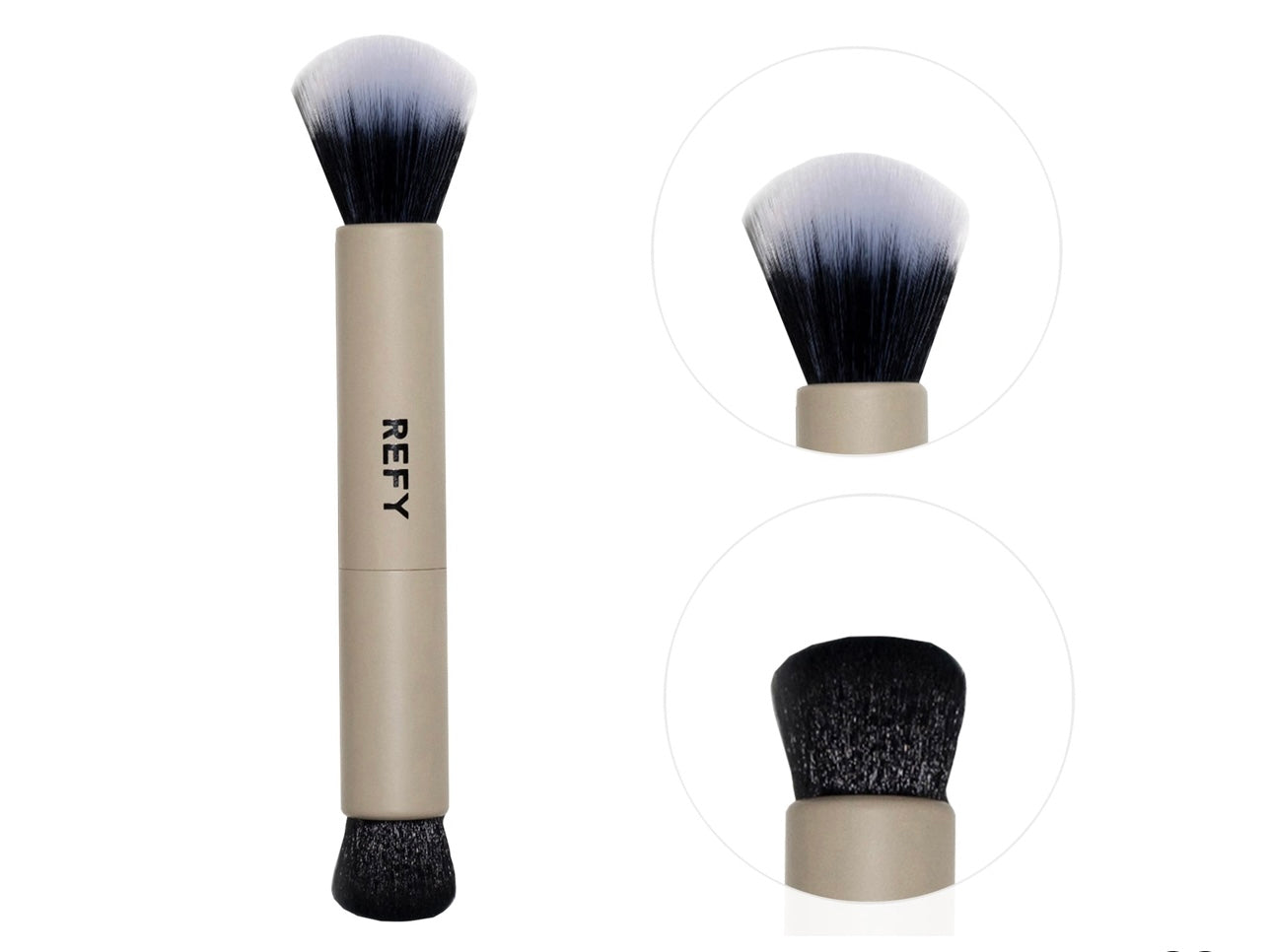 REFY- Cream Blush Duo with Duo Face Brush Gift Set