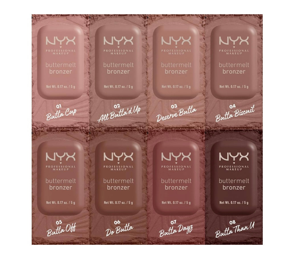 NYX- Buttermelt Pressed Powder Natural Finish Bronzer