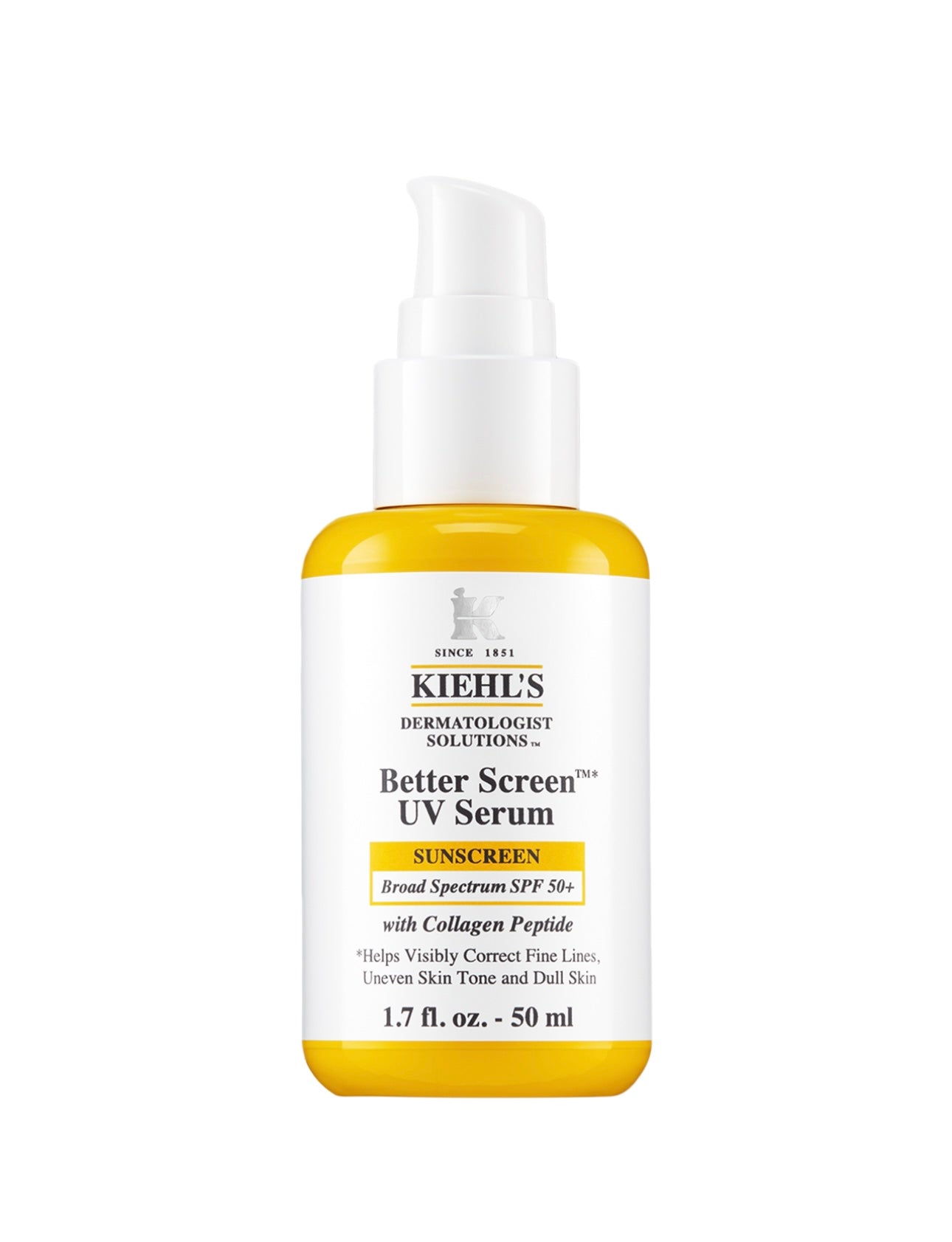 KIEHL'S- Better Screen™ UV Serum SPF 50+ Facial Sunscreen with Collagen Peptide