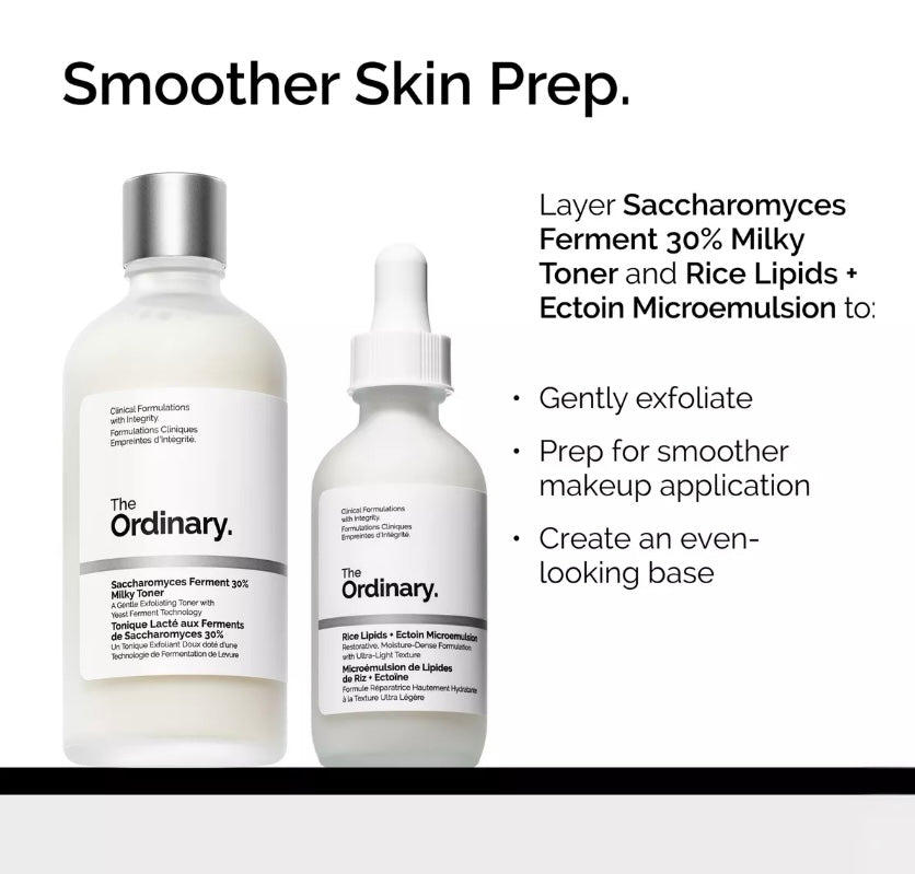 The Ordinary- Saccharomyces Ferment 30% Milky Toner for Gentle Exfoliation and Hydration