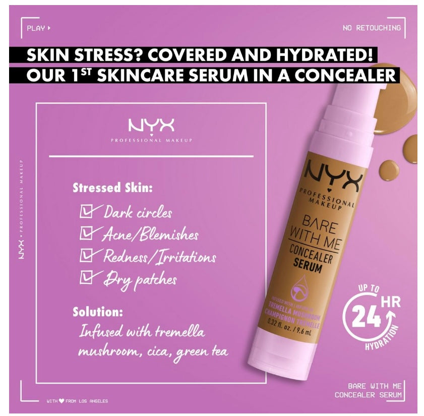 Nyx- Bare With Me Hydrating Face & Body Concealer Serum