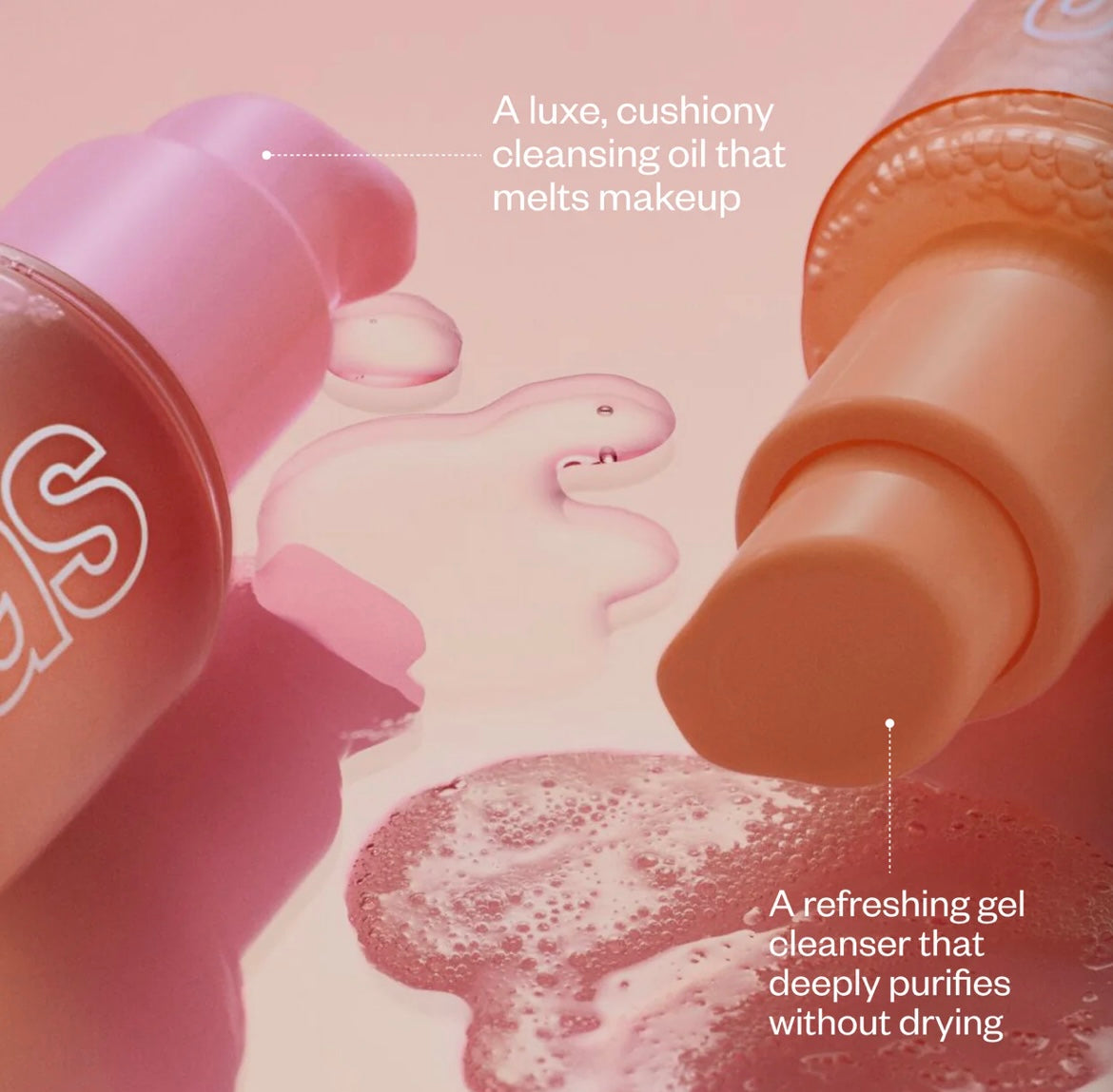 Kosas- Mini Plump+Juicy Double Cleansing System