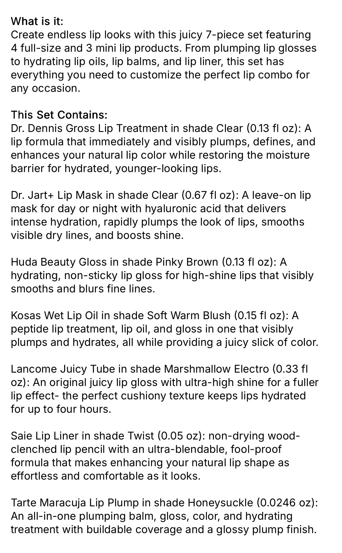 Sephora- Favorites’ Holiday Lip Kit