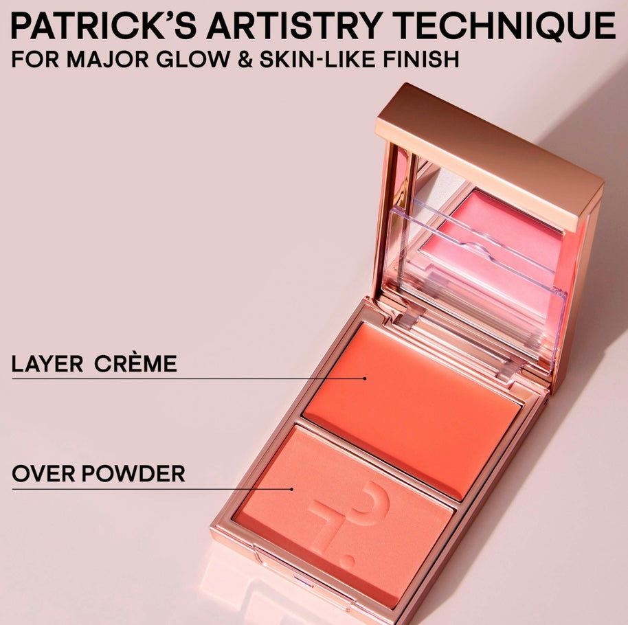 Patrick Ta- Mini Must Have Major Headlines Double Take Creme & Powder Blush Duo Set