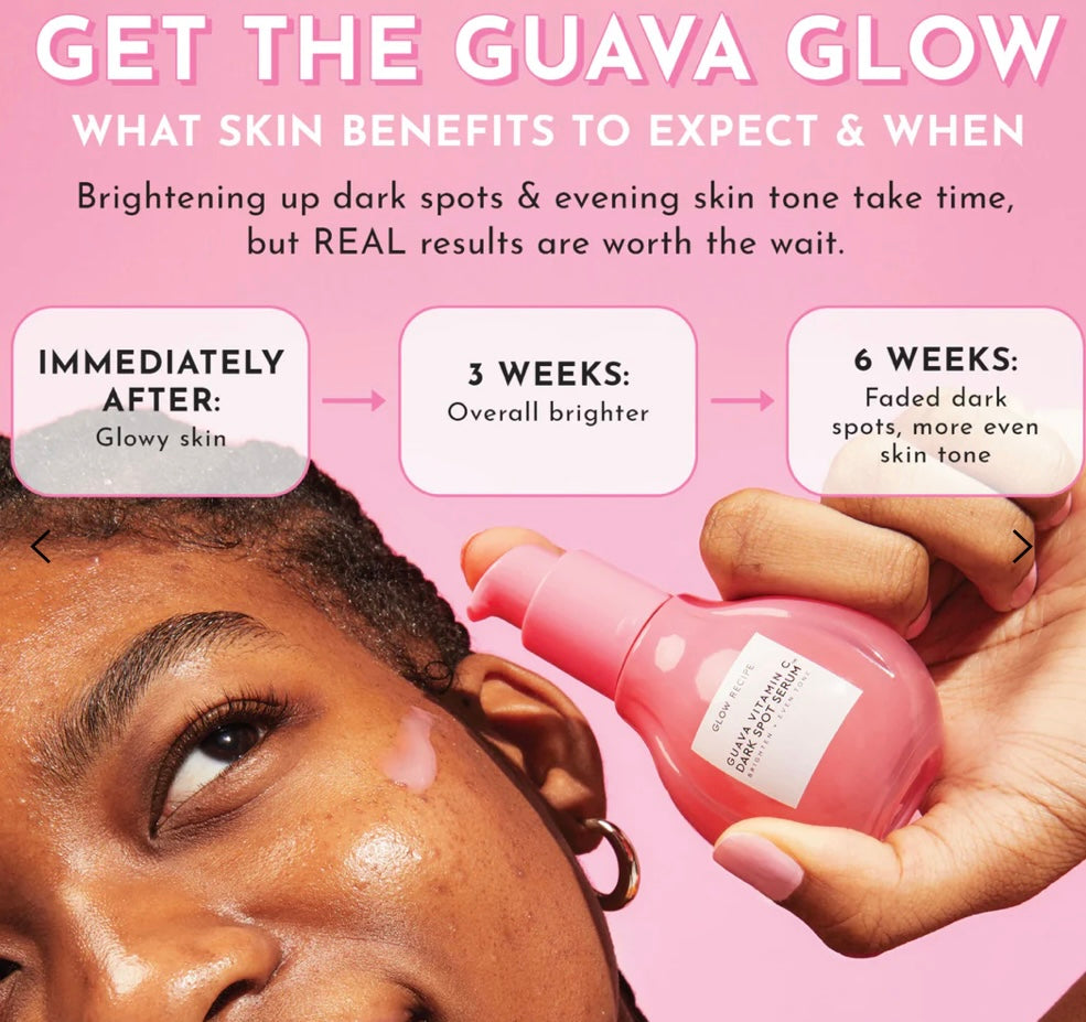 GLOW RECIPE- Guava Vitamin C Dark Spot Brightening Treatment Serum