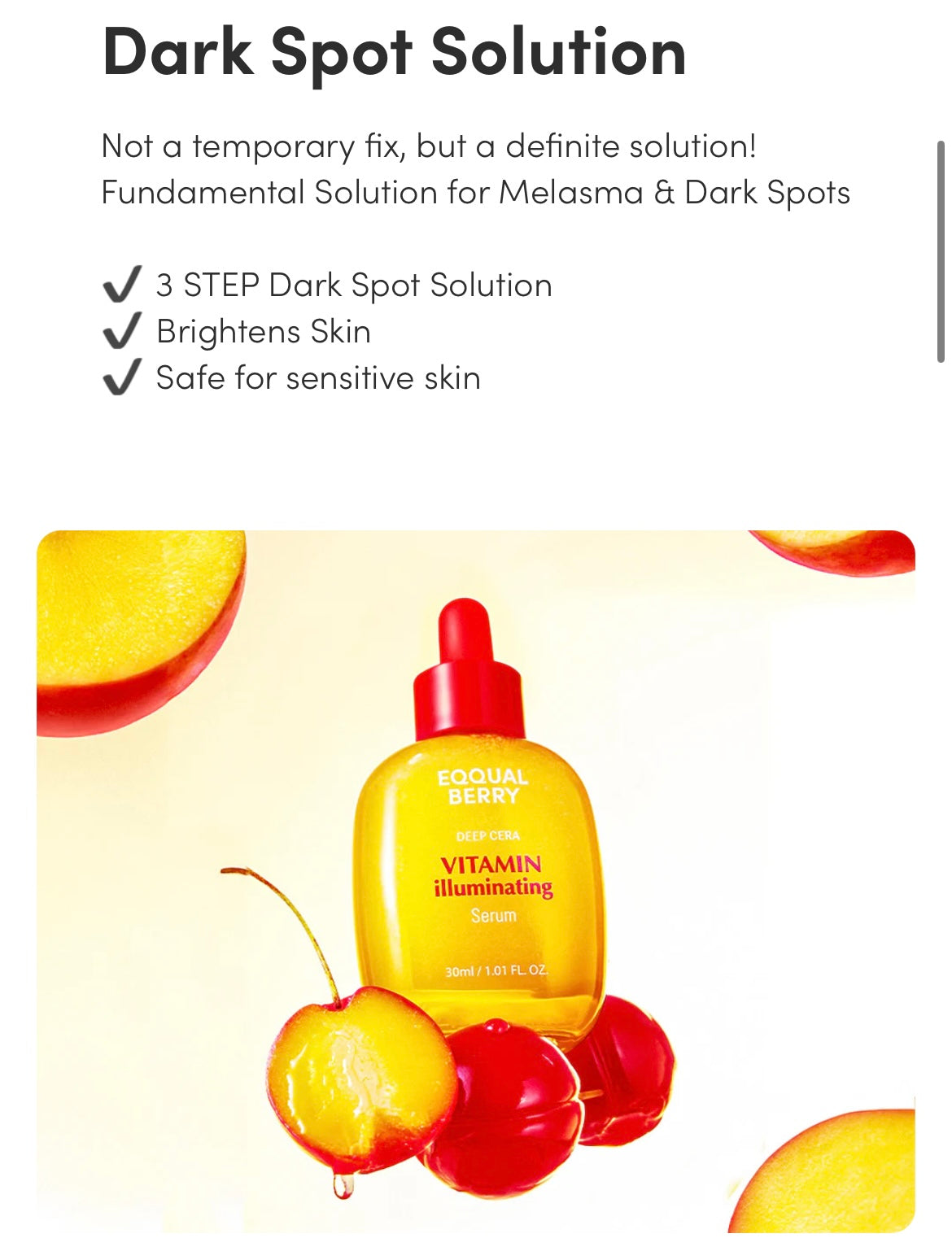 EQQUALBERRY- Vitamin Illuminating Serum