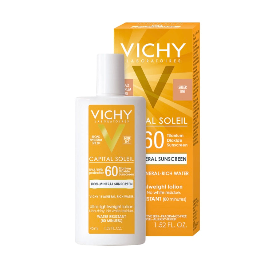 Vichy- Capital Soleil Tinted Face Mineral Sunscreen SPF 60