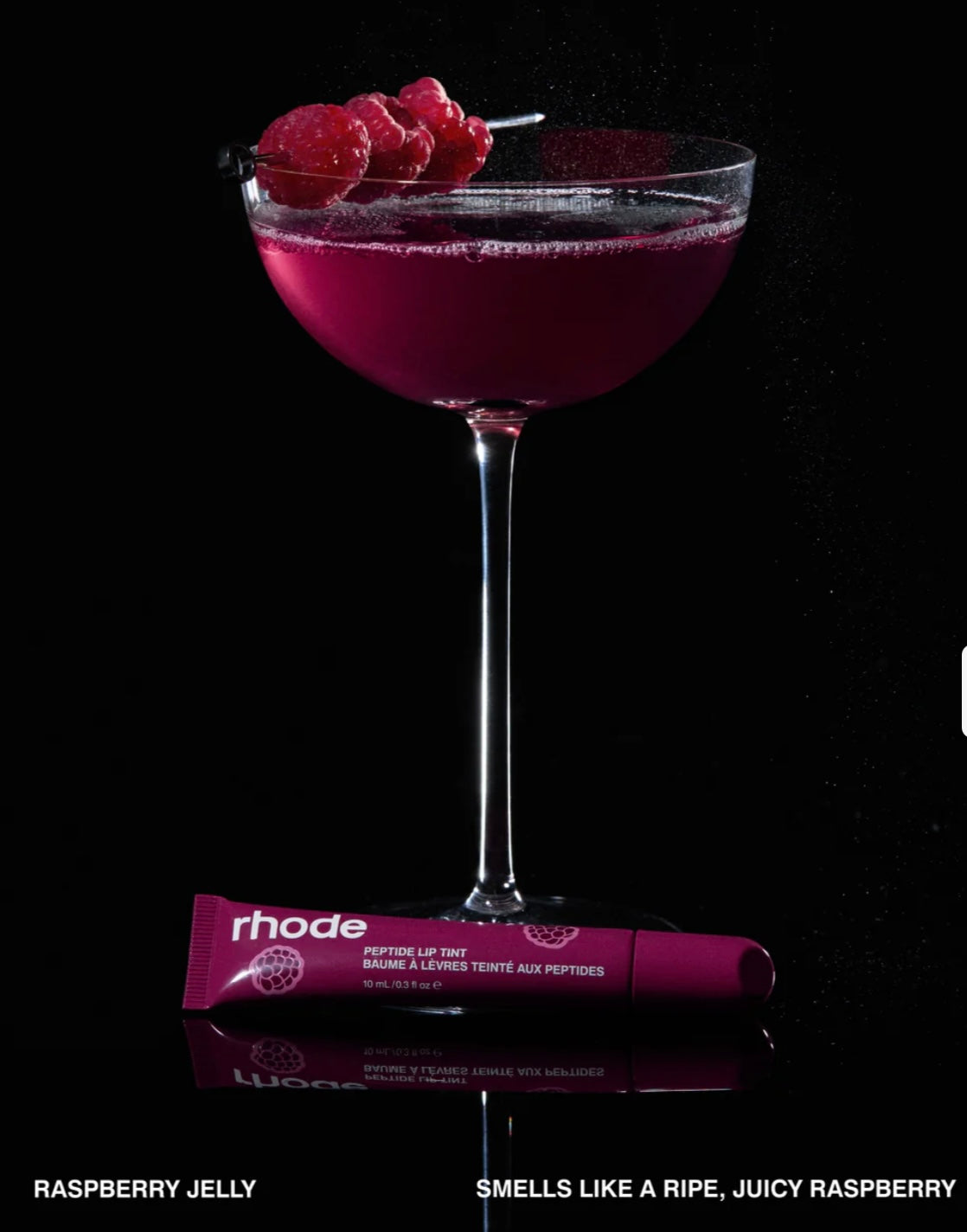 Rhode- Scented Peptide Lip Tint
