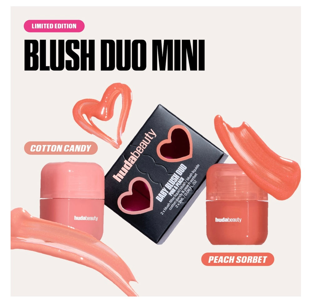 Huda Beauty- Mini Baby Blush Duo Set