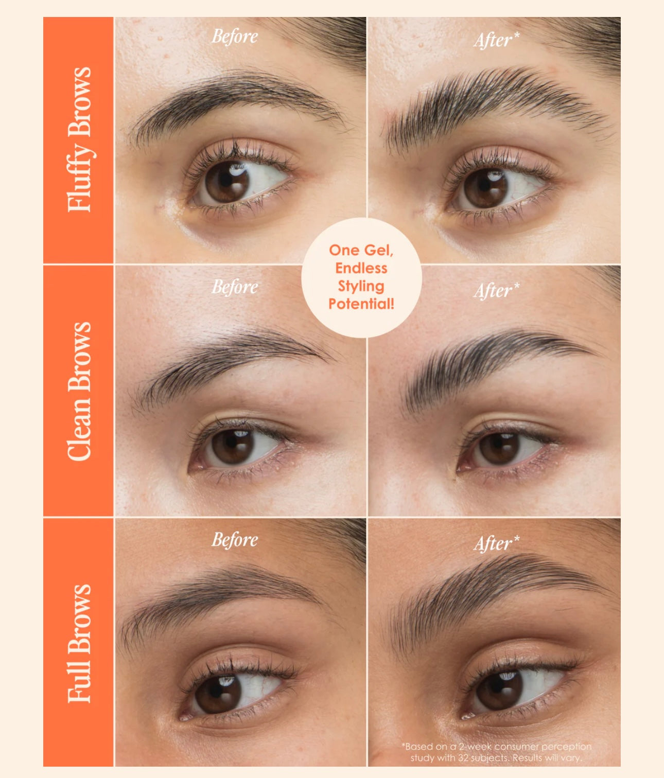 Grande Cosmetics-LAMINATE
Brow Styling Gel PLUS Brow Brush