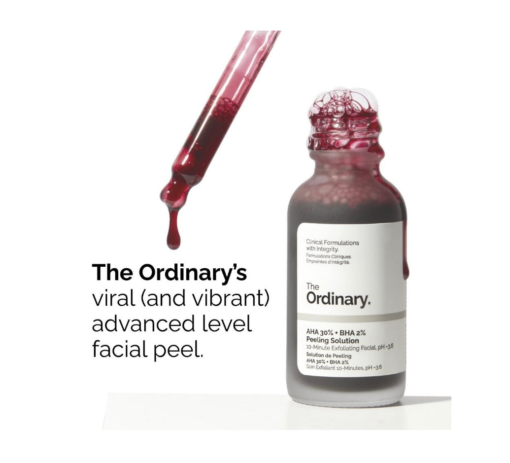 The Ordinary- AHA 30% + BHA 2% Exfoliating and Brightening Peeling Solution