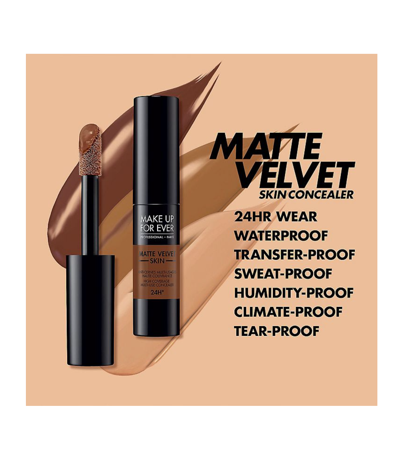 MAKE UP FOR EVER- Matte Velvet Skin High Coverage Multi-Use Concealer